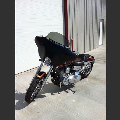 wide glide fairing with stereo